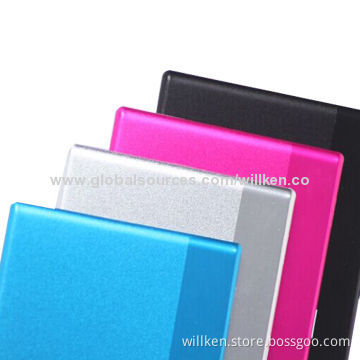 Credit Card Power Banks, Super Slim 4.8mm, Charge for Mobile Phones with Micro Connector
